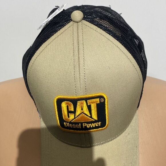 NWT Caterpillar Men's Multicolor Cat Diesel Power Mesh Snapback Trucker Cap OS - Picture 7 of 10